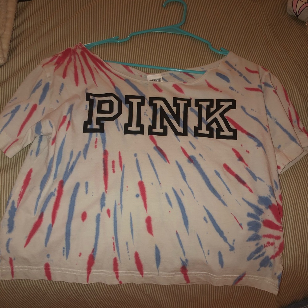 PINK tie dye top